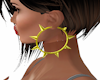 S4E Gold Spiked Hoops