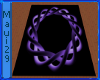 M Black/Purple Twist Rug