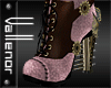 -V- Steampunk Boots pink
