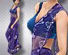 !Saree Purple teal