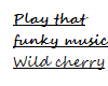 Play that Funky  Wild