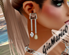 g;aztec nude earrings