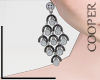 !A silver coin earrings