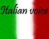 Italian female voice