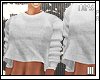 :Cotton-Sweater/White: