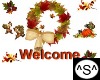 ^S^ Welcome Sticker fall