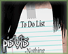 To Do List - Nothing