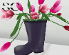 SC Flowers on boots