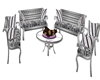 exquisite grey firepit