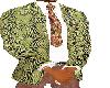 LG1 Green Paisely Suit