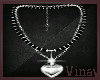 Heart & key Necklace