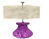 !BD Purple Glass Lamp