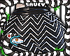 Striped Leather Skirt