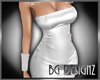 [BGD]White Leather Dress
