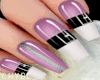C~Pink Belt Nails
