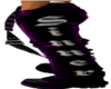 Purple Pvc Gothic/ Boots