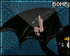 B! PVC Bat Wings F
