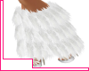 White Fur Boot Covers