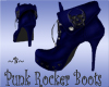 ~B~Punk Rocker Boot Blue