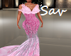 Pink Swan Gown