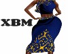 African Blue Ankara XBM