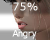 75% Angry F A