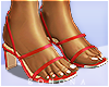 ṩ Summer Sandals Red