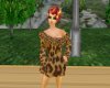 Leopard sweater dress