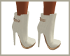 JUK Cream Ankle Boots