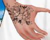 Hands Flower Tattoo