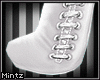[M] Bone Heels *White*