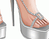 White Glam Heels
