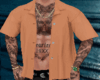 Orange Shirt+Chain+Clock