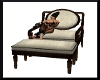 **Ivory Chaise Chair**