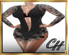 CH-Black Flower Dress