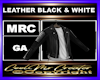 LEATHER BLACK & WHITE