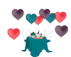 romantic table