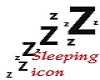 ZZZ Sleeping icon anmtd