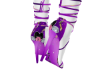 YSL purple heels