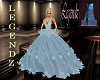 Blue Angle Bell Gown