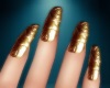 Melted Gold Nails