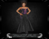 Davina gown blk/purple