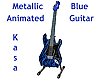 Metallic Blue Guitar