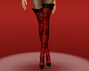 red disco boots