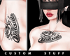 Delicate Chest Tattoo