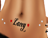 lacey custom belly tat