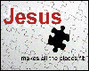 Jesus solves life puzzle