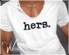 *W* Hers Couple Top