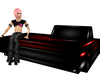 Black Red Lounger