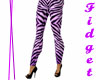 {LF}Purple Zebra Legging